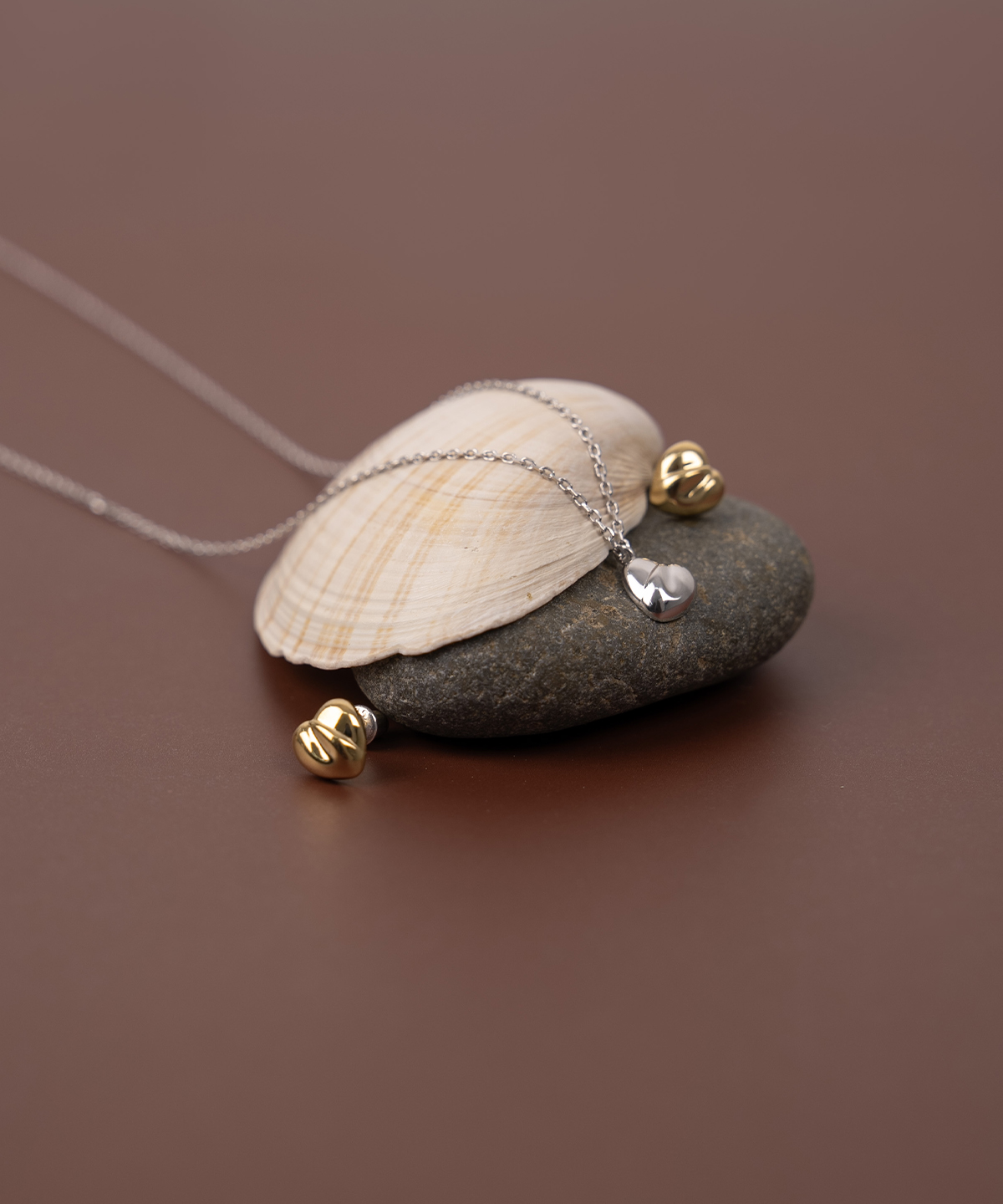 Piega Heart Earrings