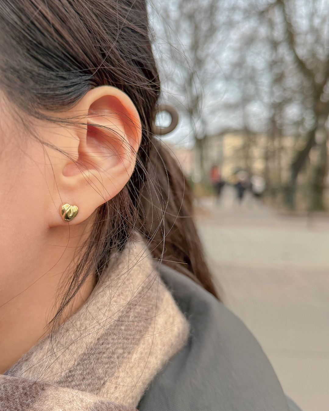 Piega Heart Earrings